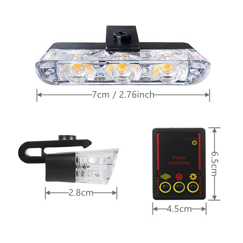 12V Car Grille Strobe Light He - огляд і ціна Running Headlamp