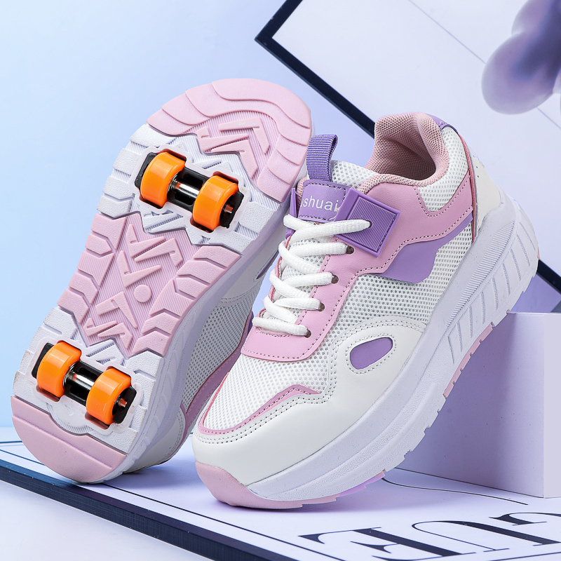 Kids Roller Skates 4 Wheels De - огляд і ціна Running Shoes Women