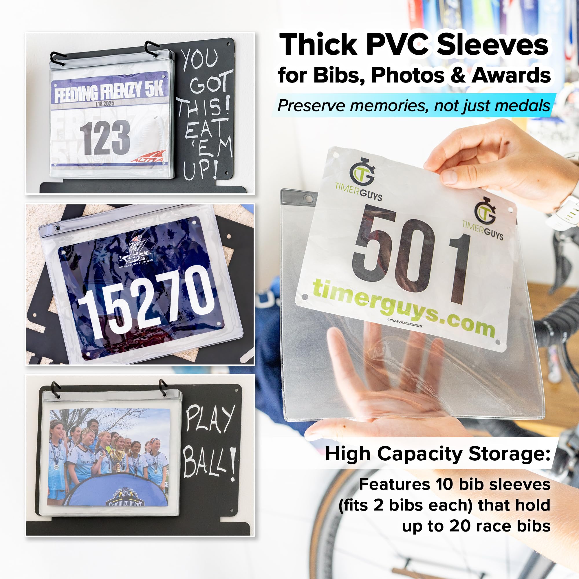 Running Medal Hanger Display,  - огляд і ціна Race Bib