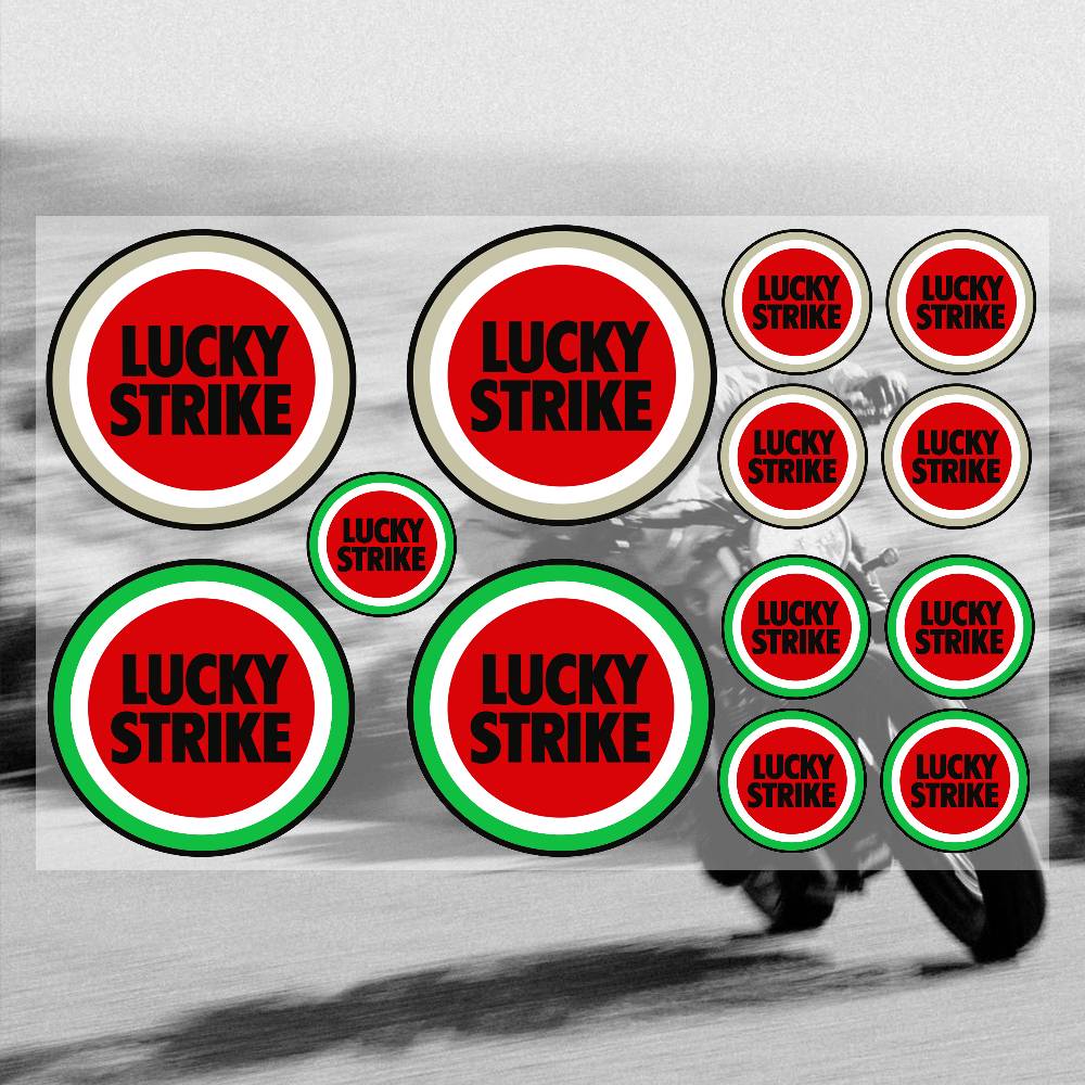 Classic Retro LUCKY Stickers G - огляд і ціна Race Bib